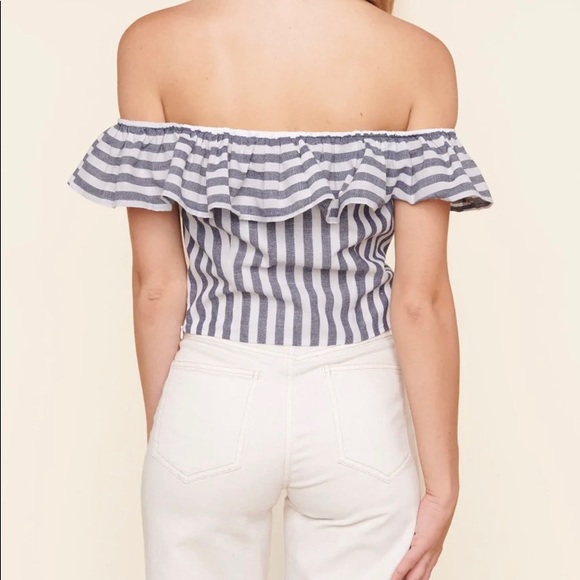 Sugar L!ps Off the Shoulder Crop Top - Picture 3 of 4